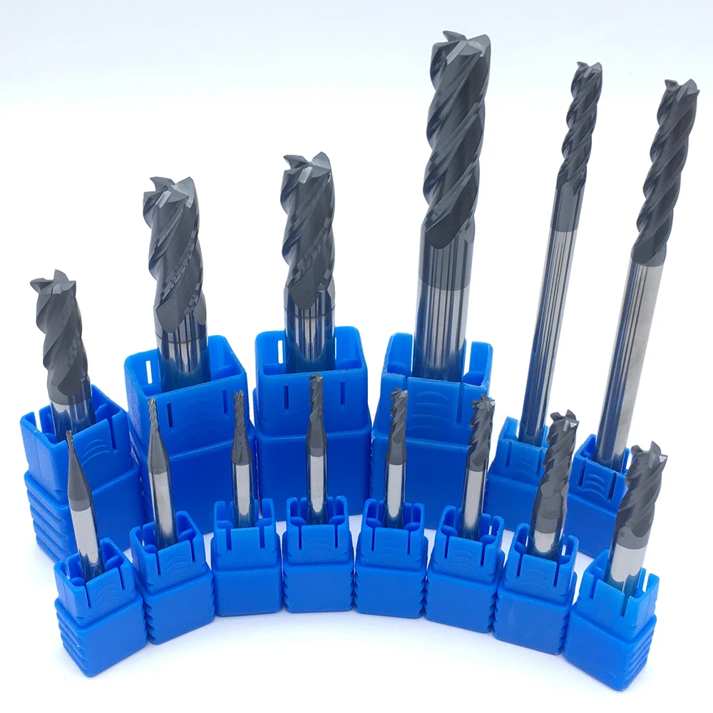 End Mill 1PCS HRC50 4 Flute 1-12 End Mill Flat Bottom Four Blade CNC Lathe Tungsten Steel solide Carbide endmills
End Mill 1PCS HRC50 4 Flute 1-12 End Mill Flat Bottom Four Blade CNC Lathe Tungsten Steel solide Carbide endmills