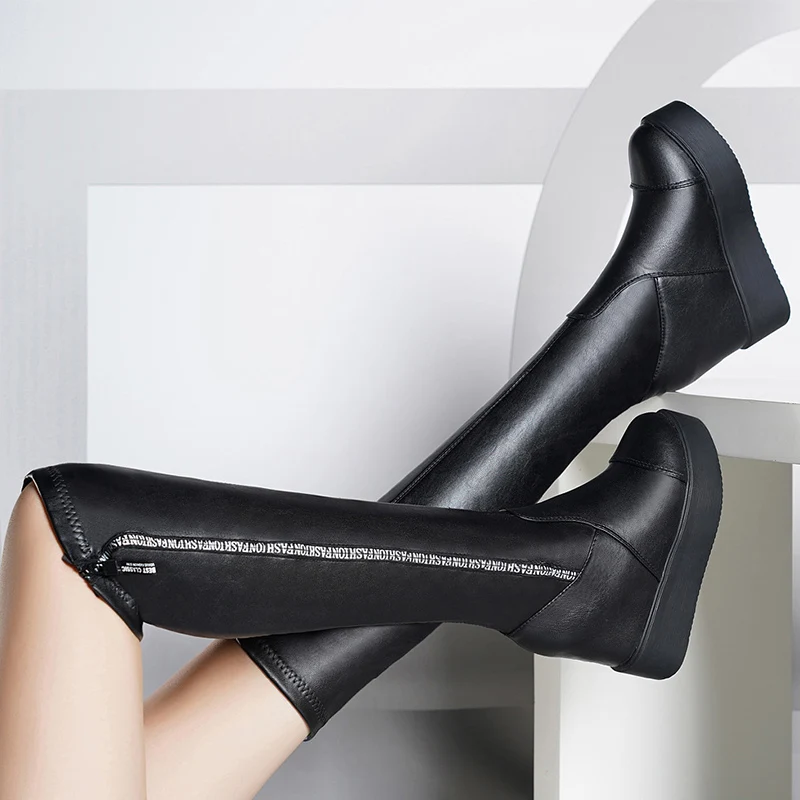Moipheng Over The Knee Women Boots Winter Warm Plush Height Increasing Super High Heel PU Leather Booties Women Bota Feminina
Moipheng Over The Knee Women Boots Winter Warm Plush Height Increasing Super High Heel PU Leather Booties Women Bota Feminina