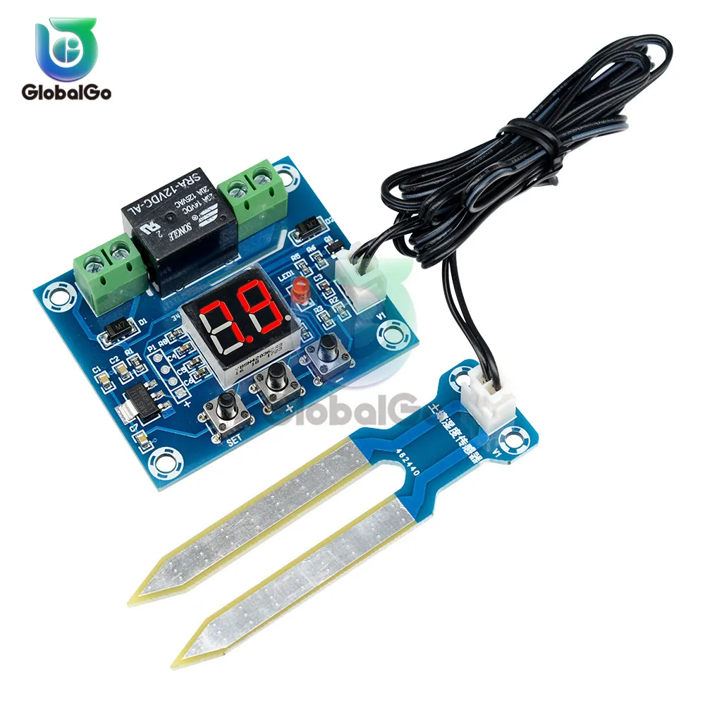XH-M214 12V Soil Moisture Sensor Module Automatic Digital Display Humidity Sensor Controller Switch Output
XH-M214 12V Soil Moisture Sensor Module Automatic Digital Display Humidity Sensor Controller Switch Output