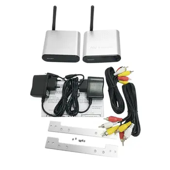 2.4GHz Wireless Transmission Audio Video Transmitter & Receiver With IR Remote Control For Digital Camera VCD DVD IPTV DVR
2.4GHz Wireless Transmission Audio Video Transmitter & Receiver With IR Remote Control For Digital Camera VCD DVD IPTV DVR