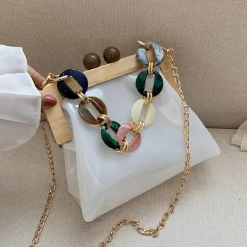 Transparent Jelly Tote bag 2020 Summer New High quality PVC Women's Designer Handbag Travel Chain Shoulder Messenger Bag
Transparent Jelly Tote bag 2020 Summer New High quality PVC Women's Designer Handbag Travel Chain Shoulder Messenger Bag