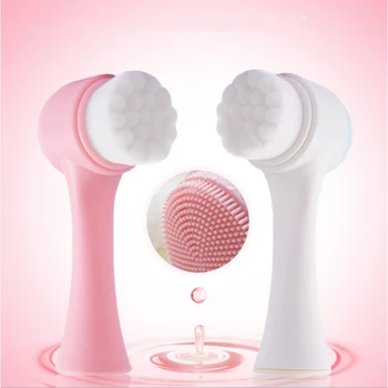 Double Side Silicone Face Brush Deep Cleaning Face Cleanser Brush Exfoliating Blackhead Remove Soft Face Washing Brush Tool
Double Side Silicone Face Brush Deep Cleaning Face Cleanser Brush Exfoliating Blackhead Remove Soft Face Washing Brush Tool