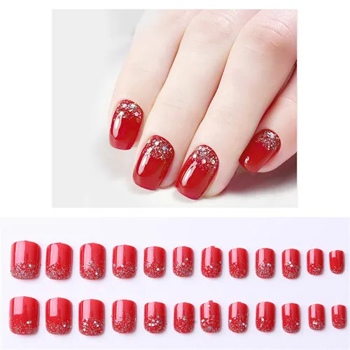 24pcs Reusable Full Cover Matte Shiny False Nail Tips for Decorated Stiletto Design Press On Nails Art Fake Extension Tip F607
24pcs Reusable Full Cover Matte Shiny False Nail Tips for Decorated Stiletto Design Press On Nails Art Fake Extension Tip F607