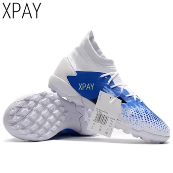 2020 Mens Football Shoes High Ankle Training Cleats Sneakers Boys Kids Turf Football Boots 
2020 Mens Football Shoes High Ankle Training Cleats Sneakers Boys Kids Turf Football Boots