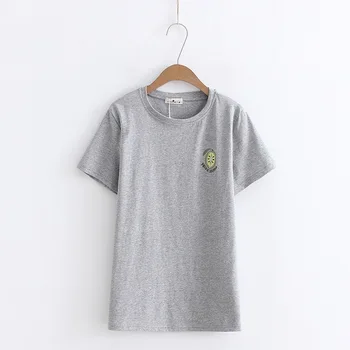 2019 New women Summer Sexy color t shirt cotton fashion round neck tshirt casual 
2019 New women Summer Sexy color t shirt cotton fashion round neck tshirt casual