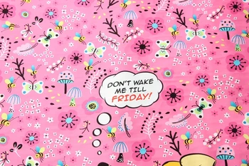 1pc 80x110cm 100% cotton plain fabric with cartoon bear flower print handmade DIY garment dress cloth CR-374
1pc 80x110cm 100% cotton plain fabric with cartoon bear flower print handmade DIY garment dress cloth CR-374