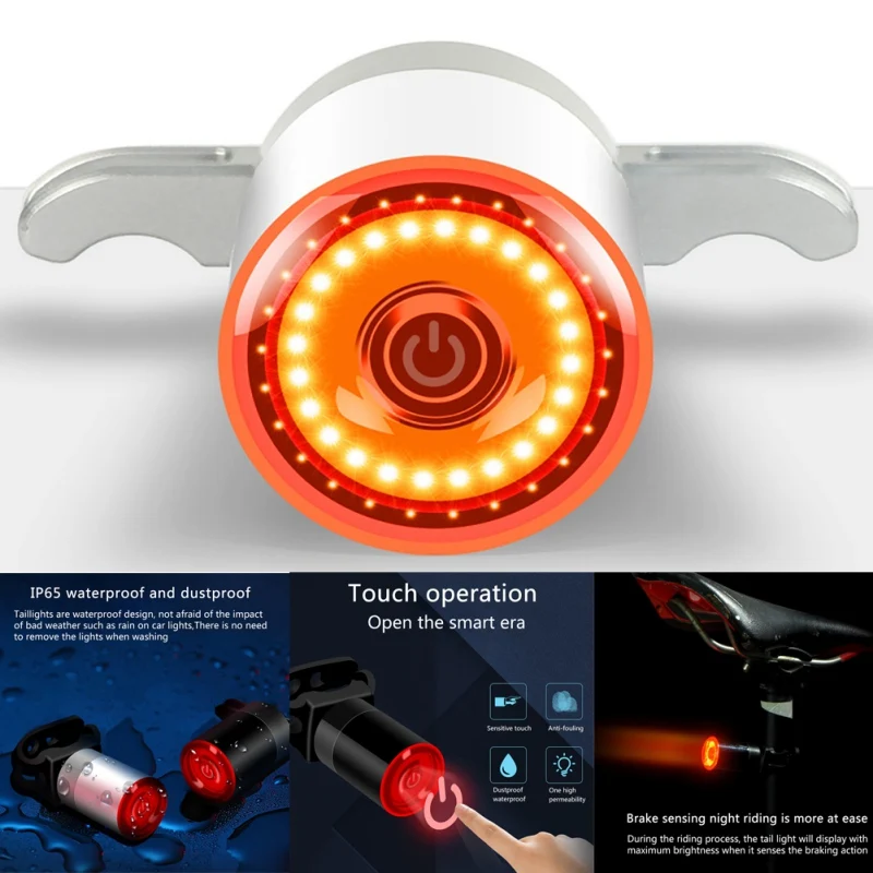 1pcs Bicycle Rear Light Auto Start/Stop Brake Detection Waterproof Bicycle Smart Brake Light USB Rechargeable LED Taillight Safe
1pcs Bicycle Rear Light Auto Start/Stop Brake Detection Waterproof Bicycle Smart Brake Light USB Rechargeable LED Taillight Safe