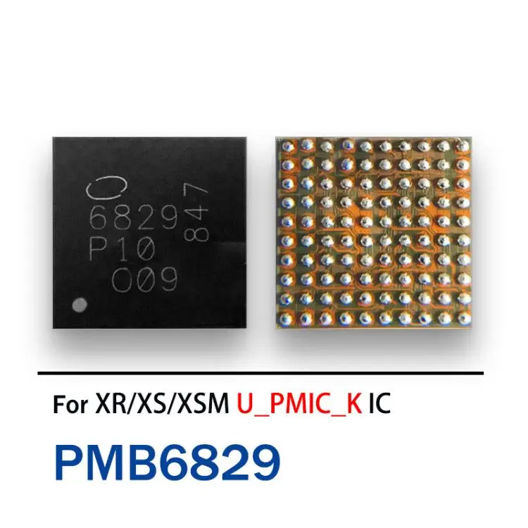 20pcs/Lot IC 6829 For iPhone XS/XS MAX/XR Baseband Power IC PMB6829 Small Power Supply Chip PM Chip IC
20pcs/Lot IC 6829 For iPhone XS/XS MAX/XR Baseband Power IC PMB6829 Small Power Supply Chip PM Chip IC