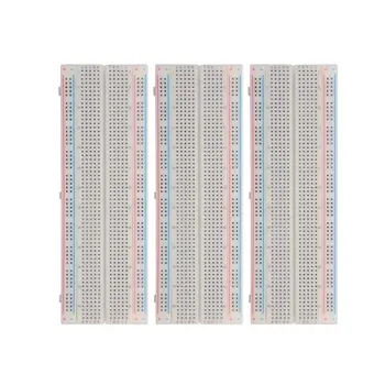 3X MB-102 830 Point Prototype PCB Solderless Breadboard Protoboard Universal Test Protoboard Circuit Board
3X MB-102 830 Point Prototype PCB Solderless Breadboard Protoboard Universal Test Protoboard Circuit Board