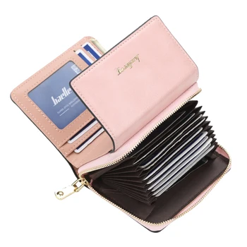 Baellerry Leather Women Wallet 20 Slots Card Holder Female Purse Short Clutch Money Bag Lady Mini Wallet Small Trifold Carteira
Baellerry Leather Women Wallet 20 Slots Card Holder Female Purse Short Clutch Money Bag Lady Mini Wallet Small Trifold Carteira