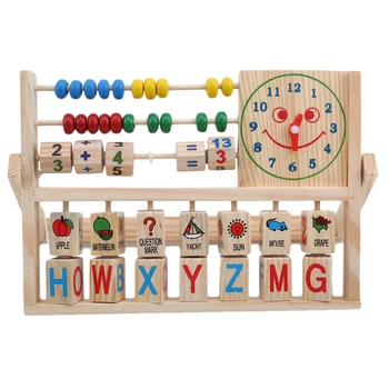 Color Wooden Calculation Frame Children's Multi-function Smile Face Clock Toy Early Education Puzzle Learning Toys
Color Wooden Calculation Frame Children's Multi-function Smile Face Clock Toy Early Education Puzzle Learning Toys