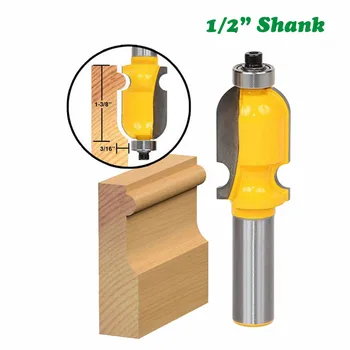 12MM 1/2 Inch Shank Milling Cutter Architectural Molding Line Router Bit For Woodworking Bit Face Mill Wood Milling Tool MC03080
12MM 1/2 Inch Shank Milling Cutter Architectural Molding Line Router Bit For Woodworking Bit Face Mill Wood Milling Tool MC03080