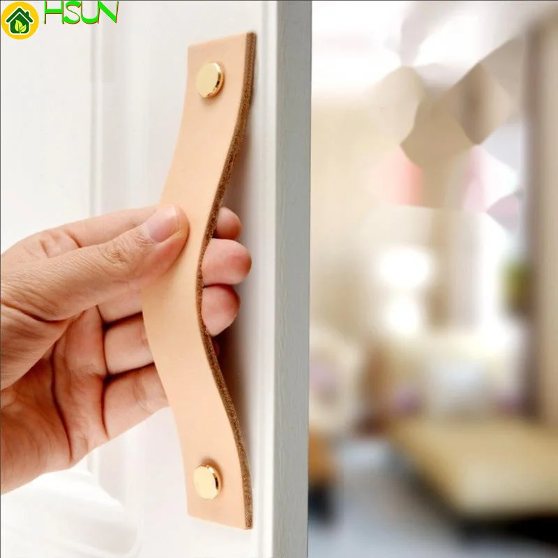 Italian vegetable tanned calf leather handle modern simple leather handle European wardrobe drawer shoe cabinet door leather
Italian vegetable tanned calf leather handle modern simple leather handle European wardrobe drawer shoe cabinet door leather