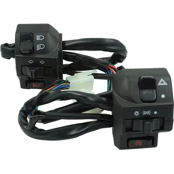 2pcs Black Universal Aluminum 7/8inch 22MM Motorcycle Handlebar Switch Assembly Motorcycle Control Switch Set Accessories
2pcs Black Universal Aluminum 7/8inch 22MM Motorcycle Handlebar Switch Assembly Motorcycle Control Switch Set Accessories