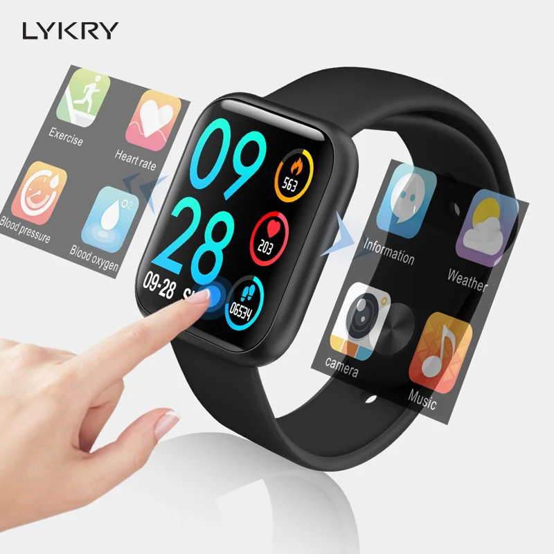 LYKRY P80 Smart Watch Men Waterproof Full Screen Touch Clock Heart Rate Healthy Monitor Multi-Languages Smartwatch For Swimming
LYKRY P80 Smart Watch Men Waterproof Full Screen Touch Clock Heart Rate Healthy Monitor Multi-Languages Smartwatch For Swimming