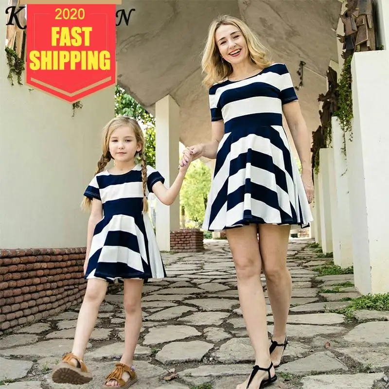 Keelorn 2020 Spring Dress Family Matching Outfits Mother and Daughter Striped Dress Short Sleeve Family Look Matching Clothes
Keelorn 2020 Spring Dress Family Matching Outfits Mother and Daughter Striped Dress Short Sleeve Family Look Matching Clothes