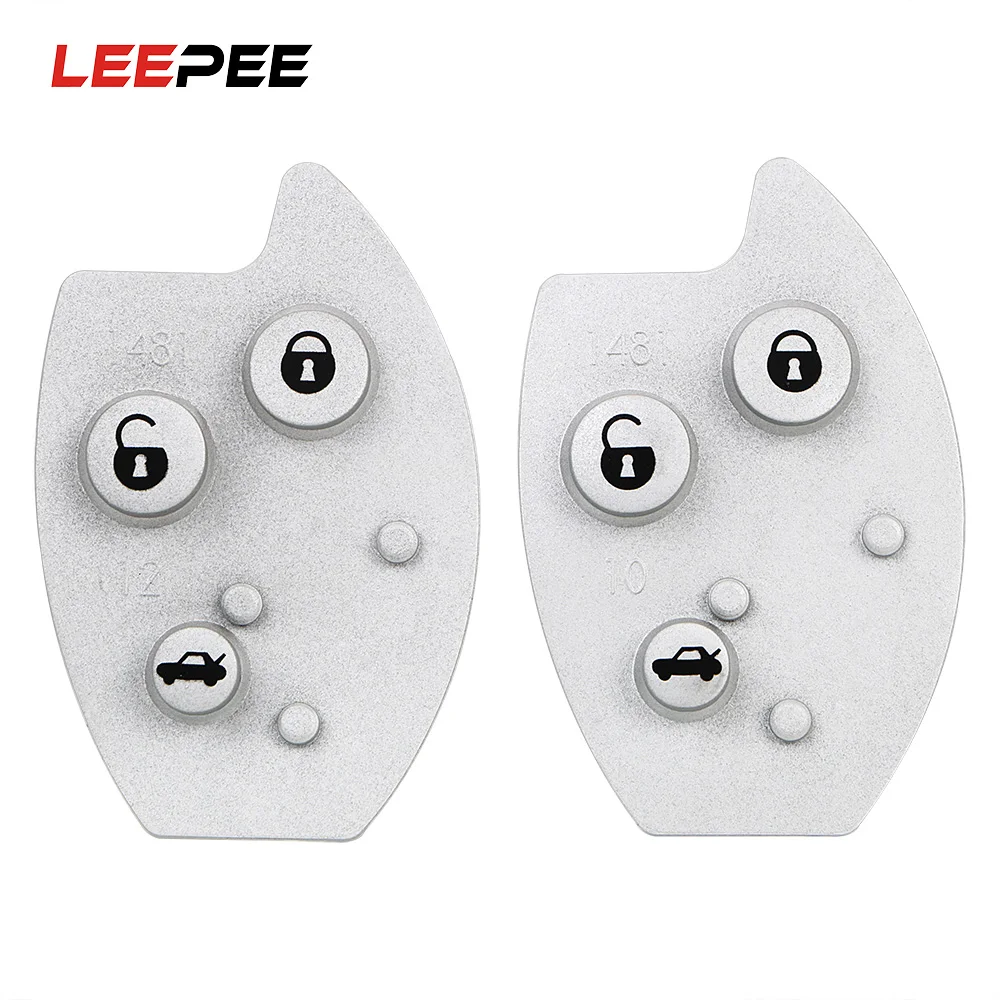 LEEPEE 3 Buttons Car Key Pad Rubber Button Pad Key Shell Case for Citroen Xsara C5 Replacement Key Mat Car Styling
LEEPEE 3 Buttons Car Key Pad Rubber Button Pad Key Shell Case for Citroen Xsara C5 Replacement Key Mat Car Styling