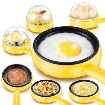 Fried Eggs Artifact Non-Stick Electric Breakfast Machine Egg Inserted Cooker Food Steamer Steak Frying Double-layer Electric Pan 
Fried Eggs Artifact Non-Stick Electric Breakfast Machine Egg Inserted Cooker Food Steamer Steak Frying Double-layer Electric Pan