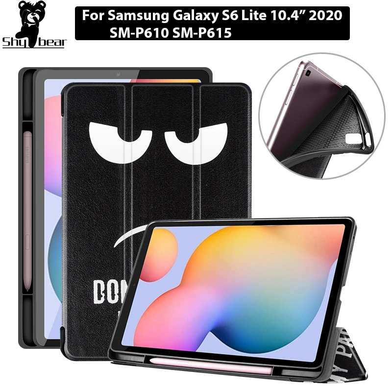 Tablet Case for Samsung Galaxy Tab S6 Lite 10.4" Case Cover for Samsung SM-P610 SM-P615 with Pencil Holder + screen protector
Tablet Case for Samsung Galaxy Tab S6 Lite 10.4" Case Cover for Samsung SM-P610 SM-P615 with Pencil Holder + screen protector