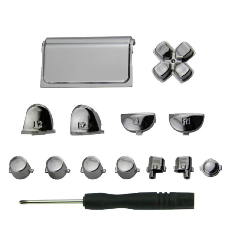 S4 Controller Full Buttons Chrome Set Kit Replacement Free Screwdriver Tool Chrome Full Buttons Sets for PS4 Controller Dropship
S4 Controller Full Buttons Chrome Set Kit Replacement Free Screwdriver Tool Chrome Full Buttons Sets for PS4 Controller Dropship