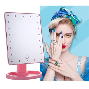 Professional LED Touch Screen Makeup Mirror Luxury Mirror with 16/22 LED Lights 180 Degree Adjustable Table Make Up Mirror
Professional LED Touch Screen Makeup Mirror Luxury Mirror with 16/22 LED Lights 180 Degree Adjustable Table Make Up Mirror