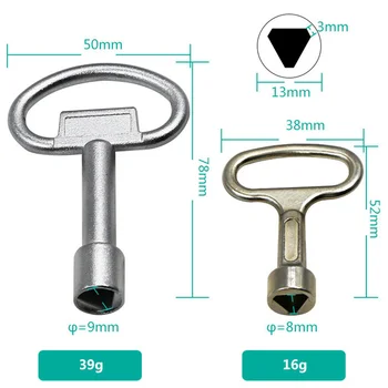 1pcs New Version Elevator Door Keys / Triangular Key / Universal Train Key/Train Triangle Key
1pcs New Version Elevator Door Keys / Triangular Key / Universal Train Key/Train Triangle Key
