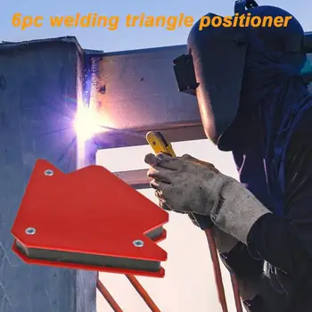 6Pcs Soldering Locator Strong Magnetic Welding Magnets Holder 3 Angle Arrow Welder Positioner Welding Tool Accessories
6Pcs Soldering Locator Strong Magnetic Welding Magnets Holder 3 Angle Arrow Welder Positioner Welding Tool Accessories