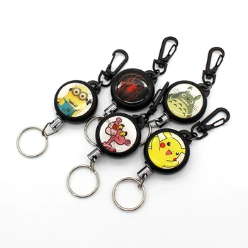 Creative Retractable Wire Rope Cartoon Keychain Multifunctional Rebound Chest Buckle Name Tag Lanyard Card Badge Holder Key Ring 
Creative Retractable Wire Rope Cartoon Keychain Multifunctional Rebound Chest Buckle Name Tag Lanyard Card Badge Holder Key Ring