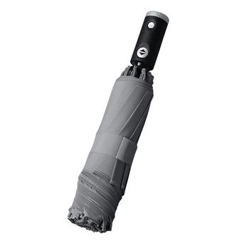 With LED Light Safety Folding Umbrella Compact Travel Gift Aluminum Alloy Auto Open Close Rustproof Windproof Portable Rainproof
With LED Light Safety Folding Umbrella Compact Travel Gift Aluminum Alloy Auto Open Close Rustproof Windproof Portable Rainproof