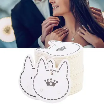 100pcs Cute Cat Crown Earrings Ear Pins Necklace Card Jewelry Display Paper Cards DIY Handcrafts Jewelry Hanging Display Holder
100pcs Cute Cat Crown Earrings Ear Pins Necklace Card Jewelry Display Paper Cards DIY Handcrafts Jewelry Hanging Display Holder