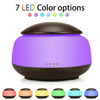 300ML Wood Grain Essential Oil Diffuser Aromatherapy Cool Mist Humidifier With Time Setting 7 Color Nightlight Auto-Off
300ML Wood Grain Essential Oil Diffuser Aromatherapy Cool Mist Humidifier With Time Setting 7 Color Nightlight Auto-Off