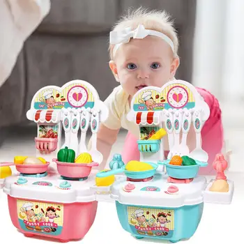 Simulation Kitchen Toy Mini Play House Set Kitchenware Tableware Cookware Cooking Toy For Children
Simulation Kitchen Toy Mini Play House Set Kitchenware Tableware Cookware Cooking Toy For Children