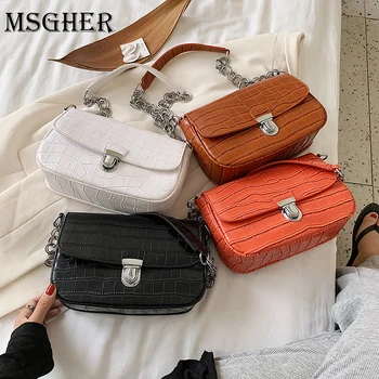 Stone Pattern PU Leather Crossbody Bags For Women 2020 Simple Solid Color Shoulder Handbags Female Travel Chain Cross Body Bag
Stone Pattern PU Leather Crossbody Bags For Women 2020 Simple Solid Color Shoulder Handbags Female Travel Chain Cross Body Bag