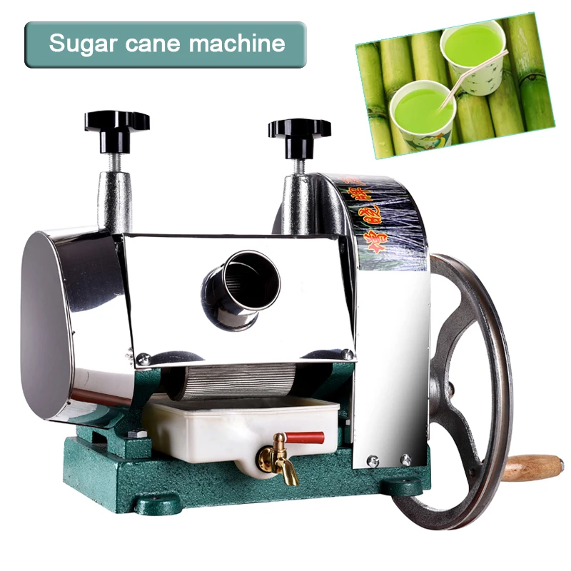 

ZX-100 Hot selling Stainless steel Manual sugarcane juice machine cane-juice machines Commercial Juicer 50KG / hour 1pc