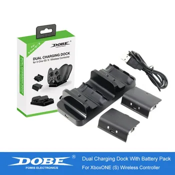 Dual Charging Dock Controller Charger + 2pcs Rechargeable Batteries for XBOX ONE Rechargeable Battery Stander
Dual Charging Dock Controller Charger + 2pcs Rechargeable Batteries for XBOX ONE Rechargeable Battery Stander