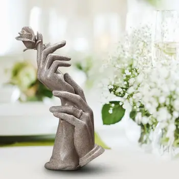 Resin Hand rose Art Statue Model Exquisite Wine Cabinet Ornament Gift Home Room Decorations for Bedroom Office Decor 28x12cm
Resin Hand rose Art Statue Model Exquisite Wine Cabinet Ornament Gift Home Room Decorations for Bedroom Office Decor 28x12cm