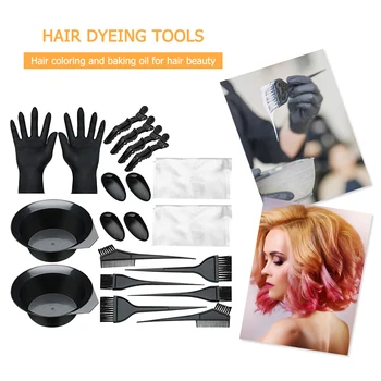 20pcs Hair Coloring Comb Brush Kit for Hairdressing Salon Hair Dyeing Tool Set Easy Use Practical Hair Styling Tools
20pcs Hair Coloring Comb Brush Kit for Hairdressing Salon Hair Dyeing Tool Set Easy Use Practical Hair Styling Tools