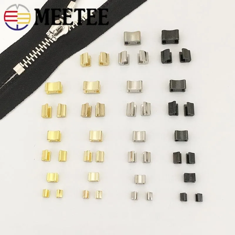 20sets Zipper Stopper Non-slip for 3# 5# 8# 10# Close-end Metal Zippers Zip Repair Kit Replacement DIY Accessories Tailor Tools
20sets Zipper Stopper Non-slip for 3# 5# 8# 10# Close-end Metal Zippers Zip Repair Kit Replacement DIY Accessories Tailor Tools