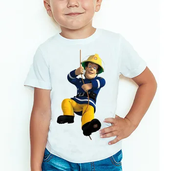 New 2-11Yrs Old Children Cartoon Fireman Sam Printed Funny T shirt Kids Summer Tops Baby Girls Boys Great Casual T-shirt KT-2228
New 2-11Yrs Old Children Cartoon Fireman Sam Printed Funny T shirt Kids Summer Tops Baby Girls Boys Great Casual T-shirt KT-2228