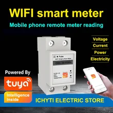 Tuya Household Remote Reading Form Single Phase Guide Rail LCD Display Current Voltage Power KWh Value WIFI Smart Meter
Tuya Household Remote Reading Form Single Phase Guide Rail LCD Display Current Voltage Power KWh Value WIFI Smart Meter