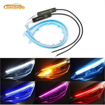 Carcardo Flexible Car DRL LED Daytime Running Light Silm DRL LED Car Light Turn Signal DRL Amber Flowing Headlight Strip Lamp 
Carcardo Flexible Car DRL LED Daytime Running Light Silm DRL LED Car Light Turn Signal DRL Amber Flowing Headlight Strip Lamp