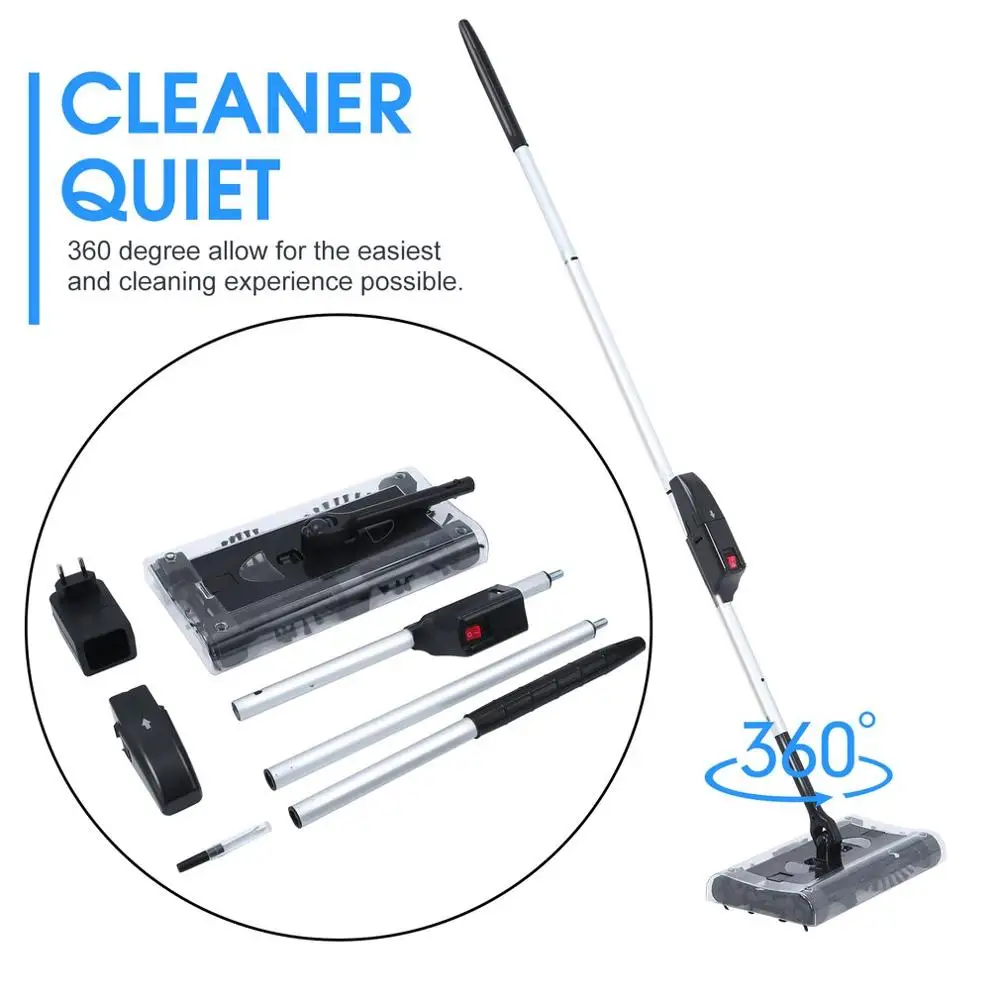 Multifunctional Electric House Swivel Cordless Cleaner Automatic Home Cleaning Machine Black Easy Operate
Multifunctional Electric House Swivel Cordless Cleaner Automatic Home Cleaning Machine Black Easy Operate