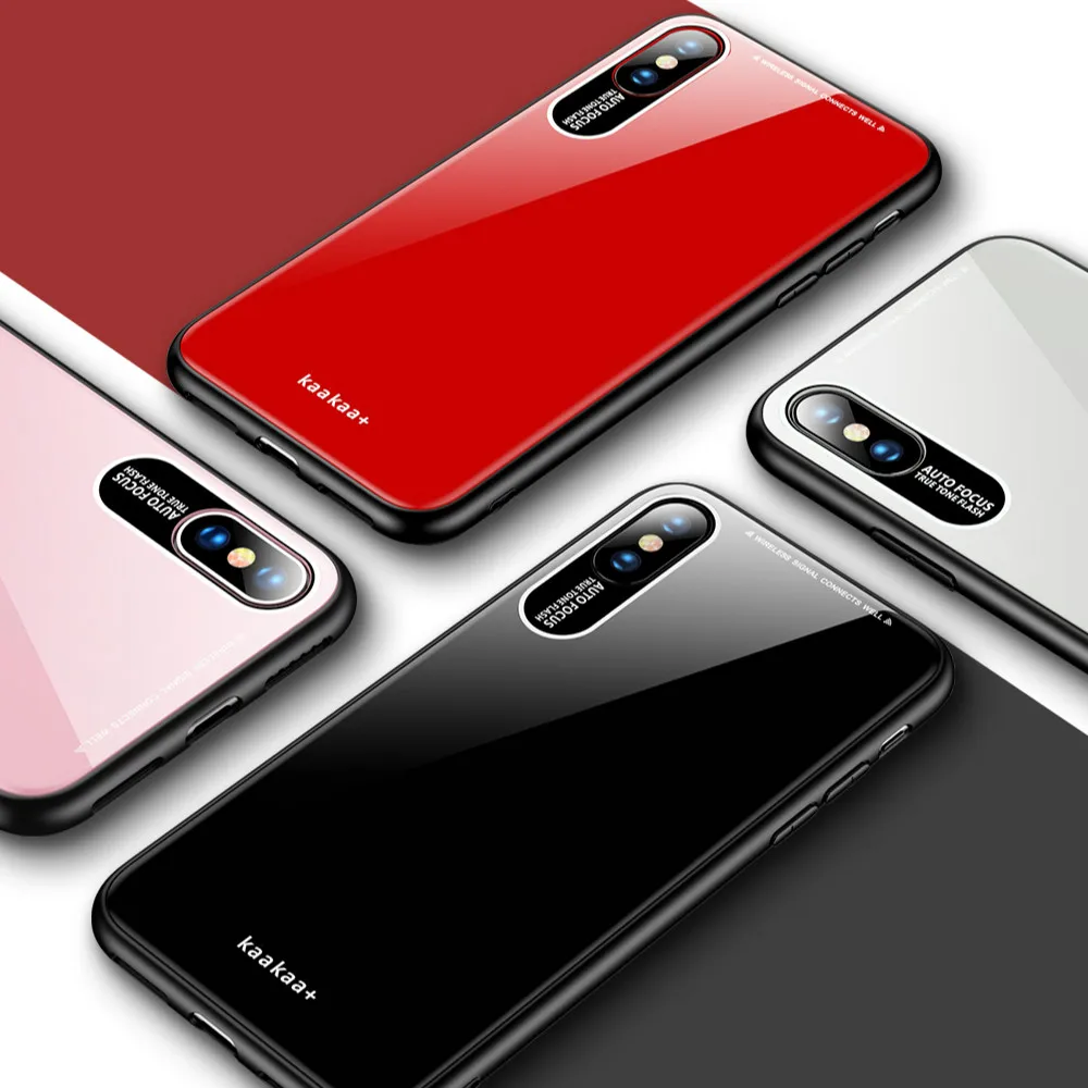 Luxury Tempered Glass Phone Case For iPhone X XR XS MAX 8 7 6 6S Plus Metal Camera Case On For iPhone 6 6S Mirror TPU Back Cover
Luxury Tempered Glass Phone Case For iPhone X XR XS MAX 8 7 6 6S Plus Metal Camera Case On For iPhone 6 6S Mirror TPU Back Cover