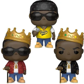 

Funko POP toys vinyl dolls The Notorious B.I.G #77 78 82 Vinyl PVC Action Figures Collection Model Toys for Child Gift with box