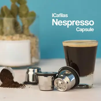 Reusable Refillable Stainless Steel Espresso Coffee Filter Capsule Cafeteira Filter for Nespresso
Reusable Refillable Stainless Steel Espresso Coffee Filter Capsule Cafeteira Filter for Nespresso
