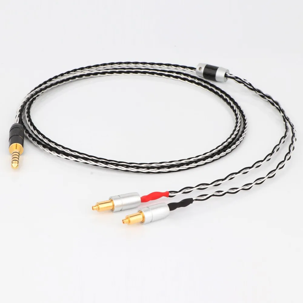 

Preffair 1pcs 7N OCC Silver Plated Cable 4.4mm Balanced Headphone Upgraded Cable for SRH1440 SRH1840 SRH1540 SHR535 846