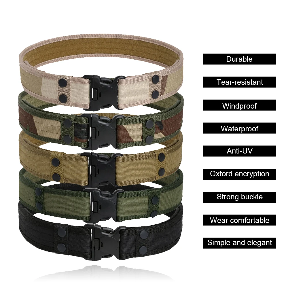 Combat 2 Inch Canvas Duty Tactical Sport Belt with Plastic Buckle Army Military Adjustable Outdoor Fan Hook & Loop Waistband
Combat 2 Inch Canvas Duty Tactical Sport Belt with Plastic Buckle Army Military Adjustable Outdoor Fan Hook & Loop Waistband