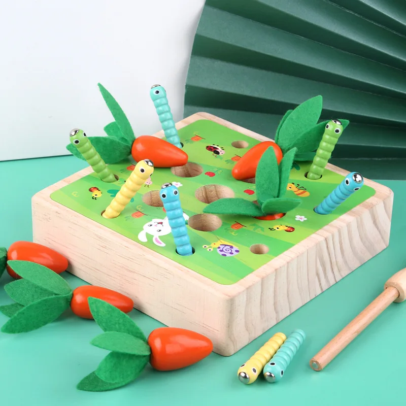 Harvest Carrot Kids Wooden Montessori Toys Block Set Children Size Cognition Shape Matching Carrot Game Early Education Toys
Harvest Carrot Kids Wooden Montessori Toys Block Set Children Size Cognition Shape Matching Carrot Game Early Education Toys