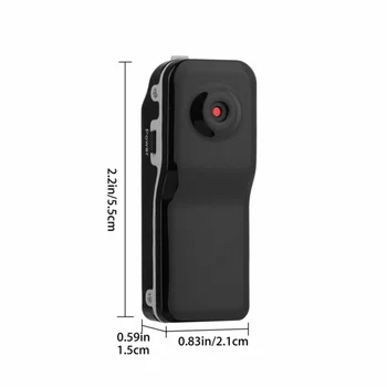 720 X 480px 30m Frames/sec Mini Camera MD80 HD Motion Detection DV DVR Thumb Recorder Sport Camera
720 X 480px 30m Frames/sec Mini Camera MD80 HD Motion Detection DV DVR Thumb Recorder Sport Camera
