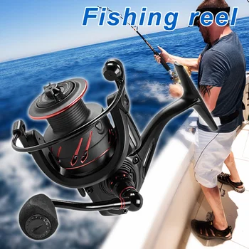 Fishing Reel Ultra Smooth with 12+1 Ball Bearing Left/Right Interchangeable Metal Handle for Saltwater Freshwater Fishing H7JP
Fishing Reel Ultra Smooth with 12+1 Ball Bearing Left/Right Interchangeable Metal Handle for Saltwater Freshwater Fishing H7JP